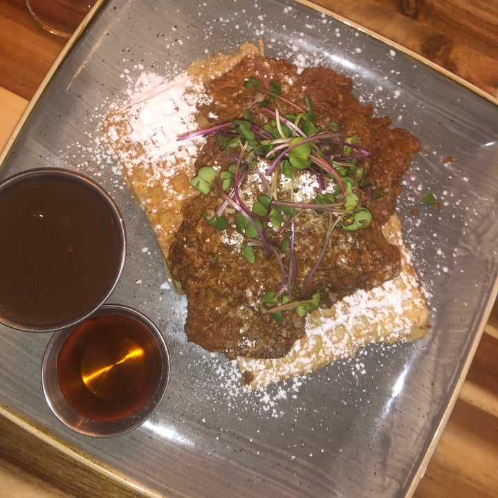 photo of Vegan Street chicken and waffles shared by @roehm on  31 Mar 2023 - review