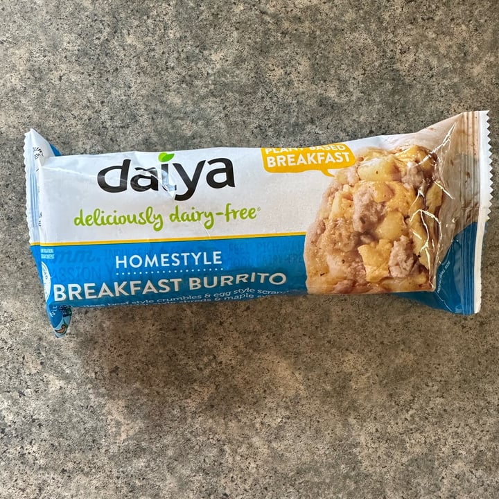 photo of Daiya Homestyle Breakfast Burrito shared by @iloveteady on  21 Feb 2023 - review