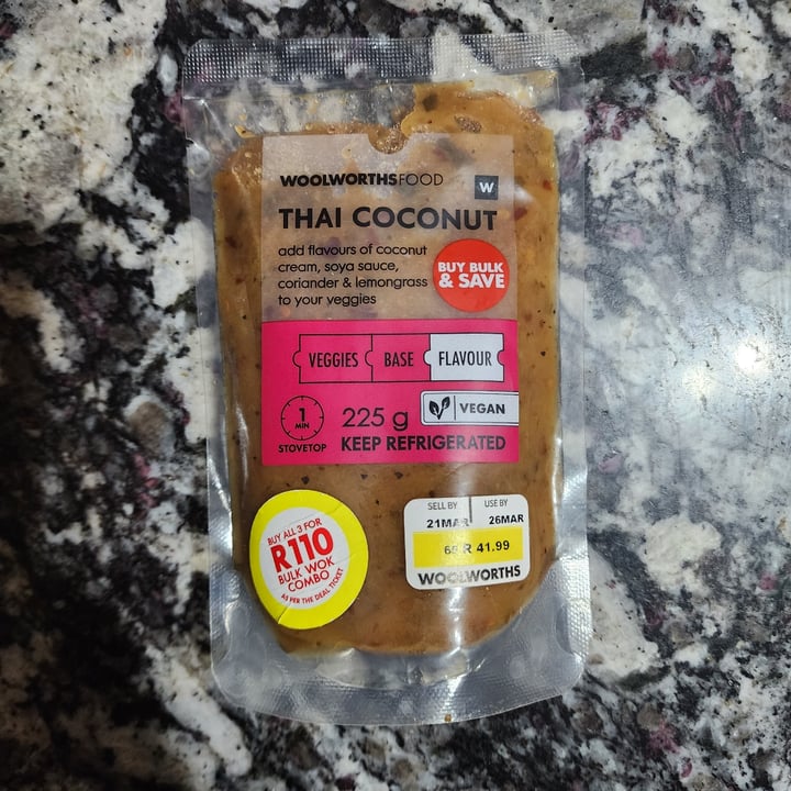 photo of Woolworths Food Thai coconut sauce shared by @kim-e on  14 Jun 2023 - review