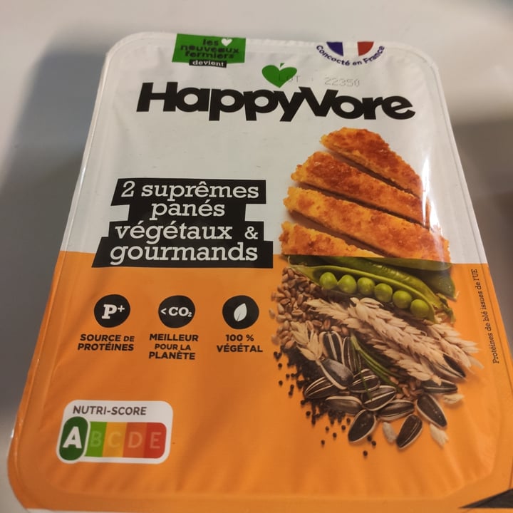 photo of Happyvore 2 Suprêmes Panés Végétaux Et Gourmands shared by @sandrine on  10 Feb 2023 - review