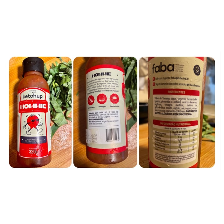 photo of Faba hommie ketchup shared by @simoneteixeira on  28 Jun 2023 - review