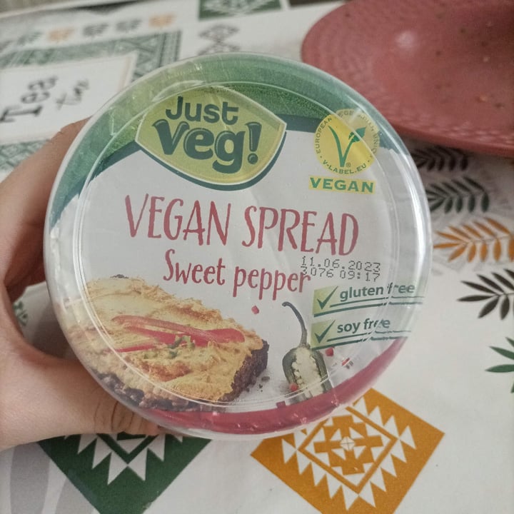 photo of Just Veg! (ALDI Italy) Vegan spread sweet pepper shared by @carlamarotta on  06 Jun 2023 - review