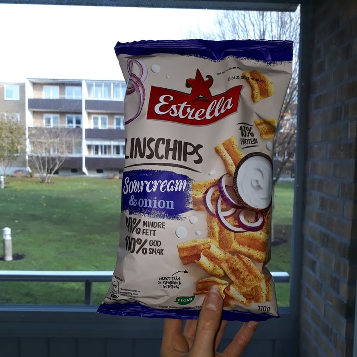 photo of Estrella Linschips Sourcream & Onion shared by @adropoceanic on  11 Jul 2023 - review