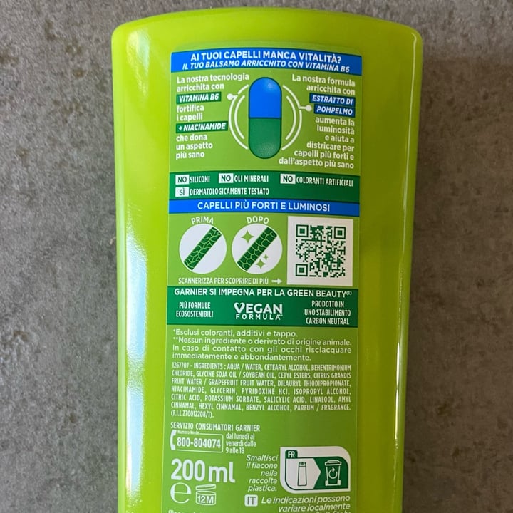photo of Garnier Balsamo fortificante shared by @isabella7 on  05 Aug 2023 - review