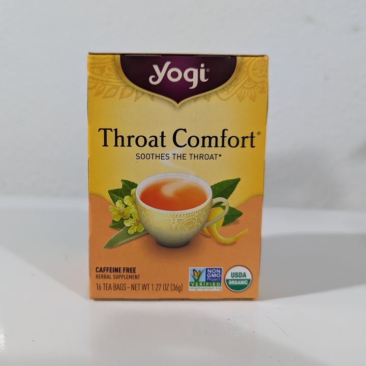 photo of Yogi Tea Organic Throat Comfort shared by @tina360 on  02 Jan 2023 - review