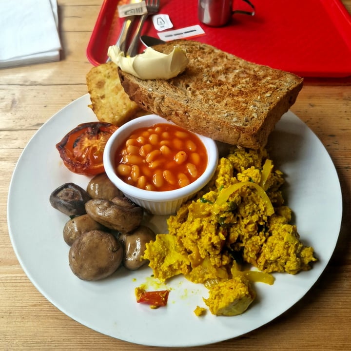 photo of The Egg Vegetarian Cafe Large Vegan Breakfast shared by @picklewalsh on  28 Feb 2023 - review