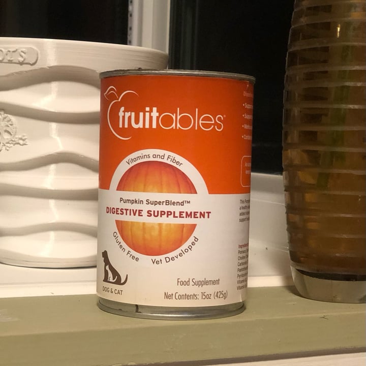 Fruitables Pumpkin Superblend Digestive Supplement for dogs and cats