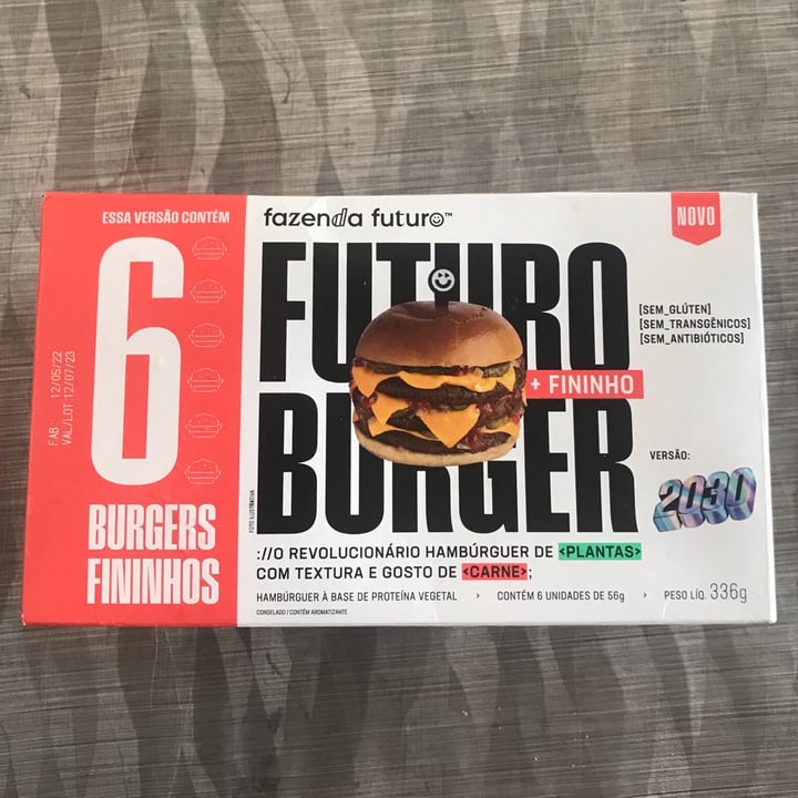photo of Fazenda Futuro - Future Farm Futuro Burger Fininho shared by @lutrzzi on  15 Apr 2023 - review