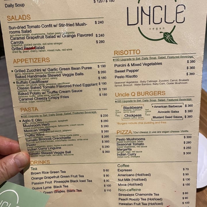 photo of Uncle Q 創意蔬食 Uncle Q burger shared by @valeriak on  08 Jan 2023 - review