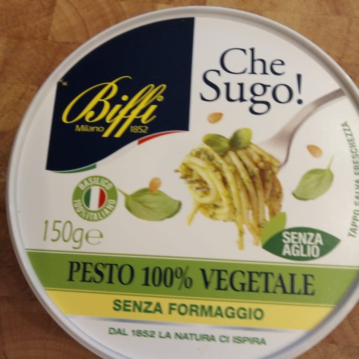 photo of Biffi Che Sugo! Pesto 100% Vegetale Senza Formaggio Jar shared by @susannatuttapanna on  07 Jan 2023 - review