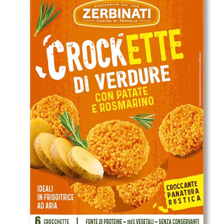 photo of Zerbinati crockette di verdure con patate e rosmarino shared by @veggiemiao on  28 May 2023 - review