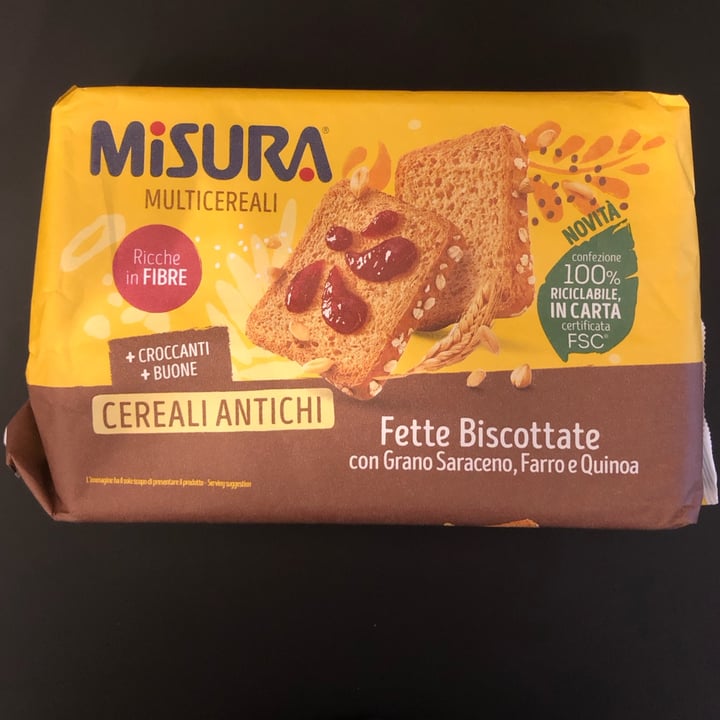 photo of Misura Fette Biscottate ai Cereali Antichi - Multigrain shared by @andrea76 on  18 Dec 2022 - review