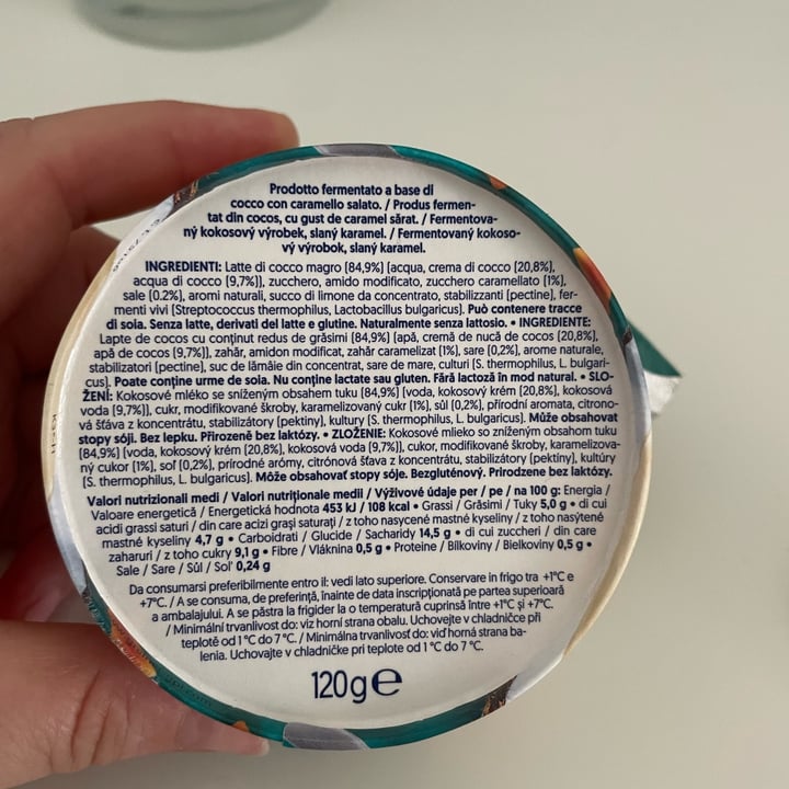 photo of Alpro Yogurt Coconut Salted Caramel shared by @lorena85 on  10 Jun 2023 - review