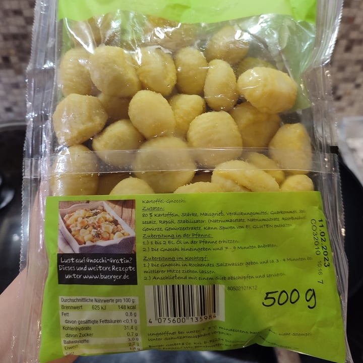photo of Bürger Kartoffel-Gnocchi shared by @flouredfingers on  04 Feb 2023 - review