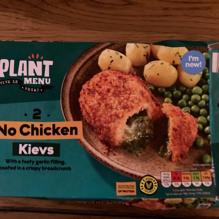 photo of Plant Menu 2 No Chicken Kievs shared by @joanne71 on  04 Feb 2023 - review