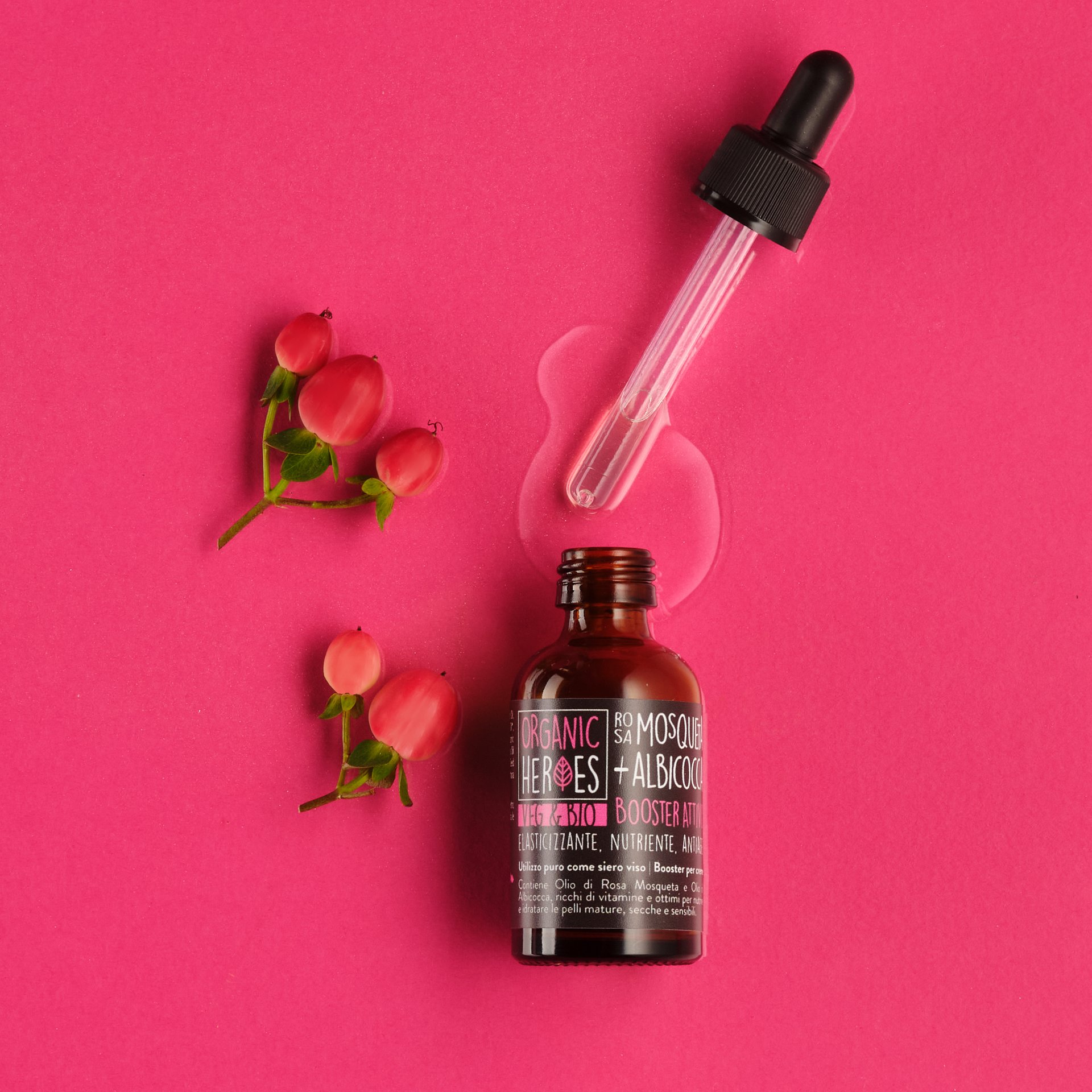 Organic Heroes Serum Mit Bakuchiol + Vitamin E – Für Reife Haut, 30 Ml, Stimuliert Kollagen