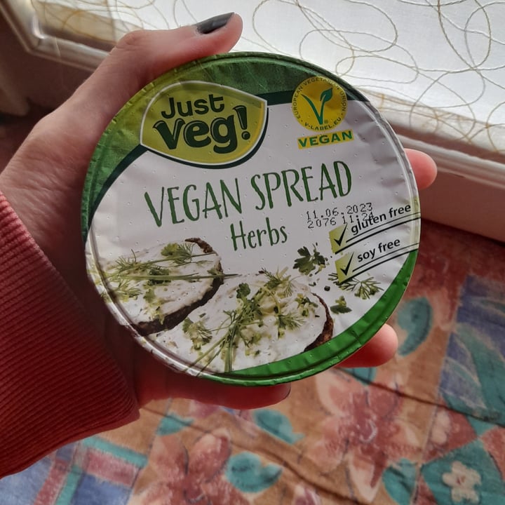 photo of Just Veg! (ALDI Italy) Vegan spread Herbs shared by @oliveg on  09 May 2023 - review