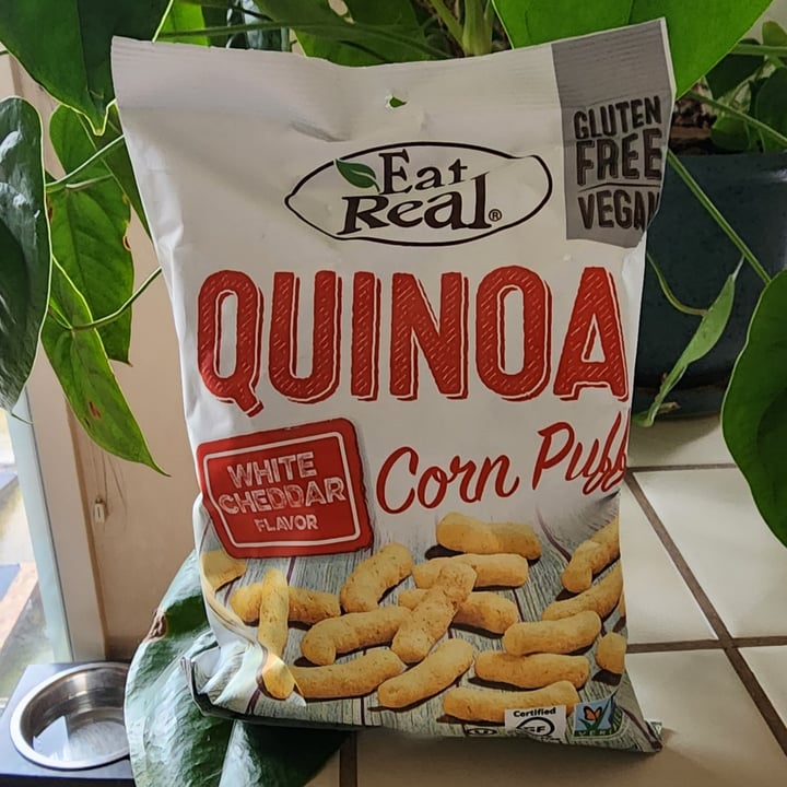 photo of Eat Real Quinoa Corn Puffs White Cheddar Flavor shared by @carla4justice on  29 Mar 2023 - review