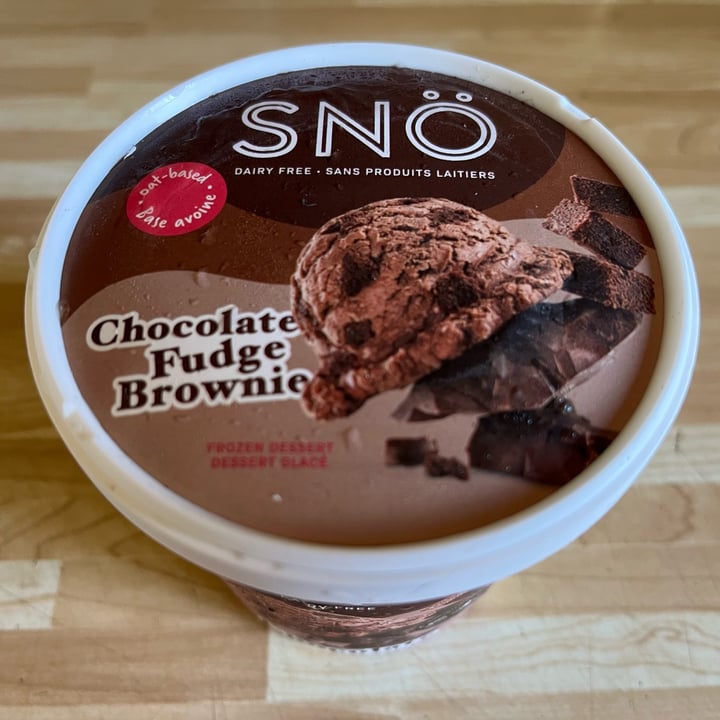 photo of Snö Chocolate Fudge & Brownie shared by @ecoveg on  29 May 2023 - review