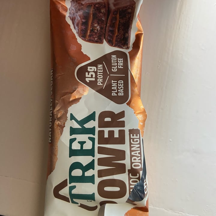 photo of TREK Chocolate Orange Power Bar shared by @vegismyguy on  20 Apr 2023 - review
