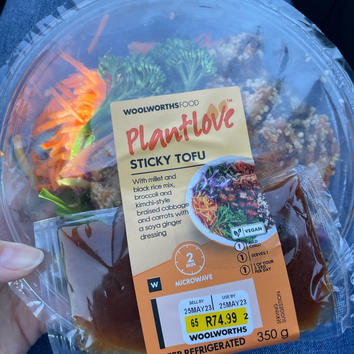photo of Woolworths Food Plant Love Sticky Tofu shared by @cdg2399 on  25 May 2023 - review