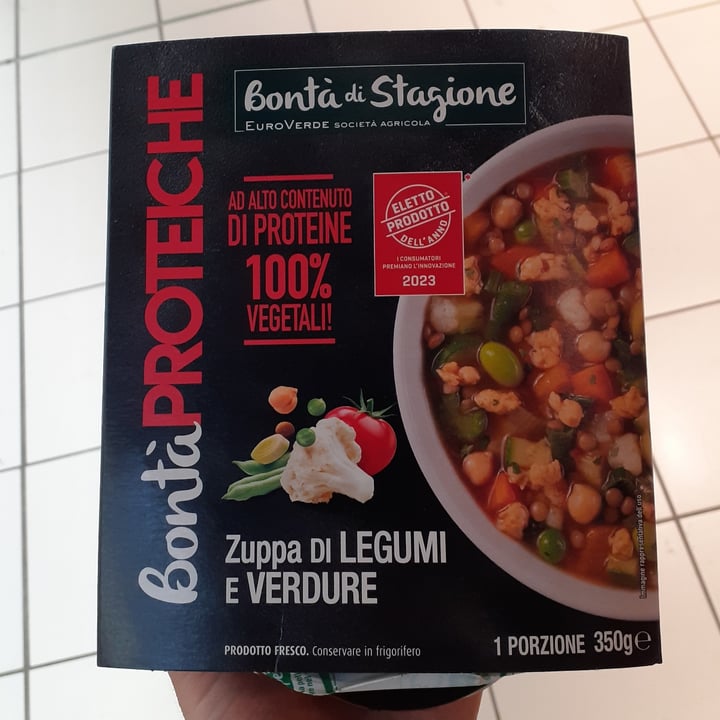photo of Bontà di stagione zuppa di legumi e verdure proteica shared by @rosselladuca on  06 May 2023 - review