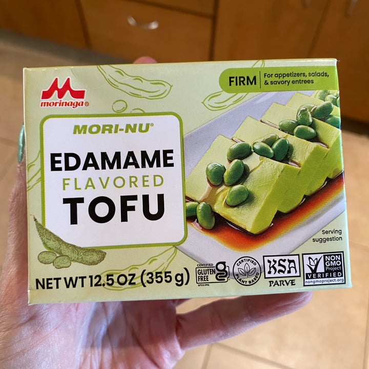 photo of Mori-Nu Edamame Flavoured Firm Tofu shared by @beckyyy on  20 Apr 2023 - review