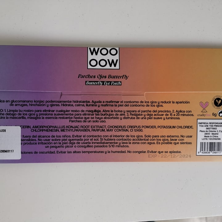 photo of Woo oow Butterfly Eye Patch shared by @elepi on  10 May 2023 - review