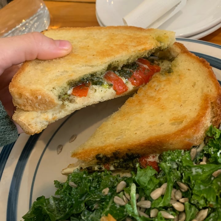photo of Rise Above Pesto Grilled Cheese Sandwich shared by @tiascaz on  22 Dec 2022 - review