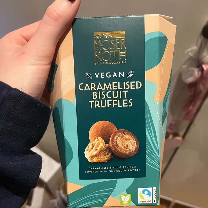 photo of Moser Roth vegan caramelised biscuit truffles shared by @eviec on  27 Dec 2022 - review