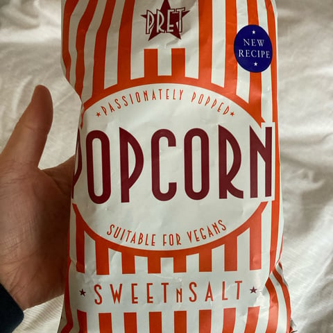 Pret A Manger sweet and salty popcorn Reviews | abillion