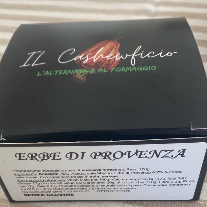 photo of Il CashewFicio Cashewttina alle Erbe di Provenza shared by @annalisa76- on  29 Jan 2023 - review