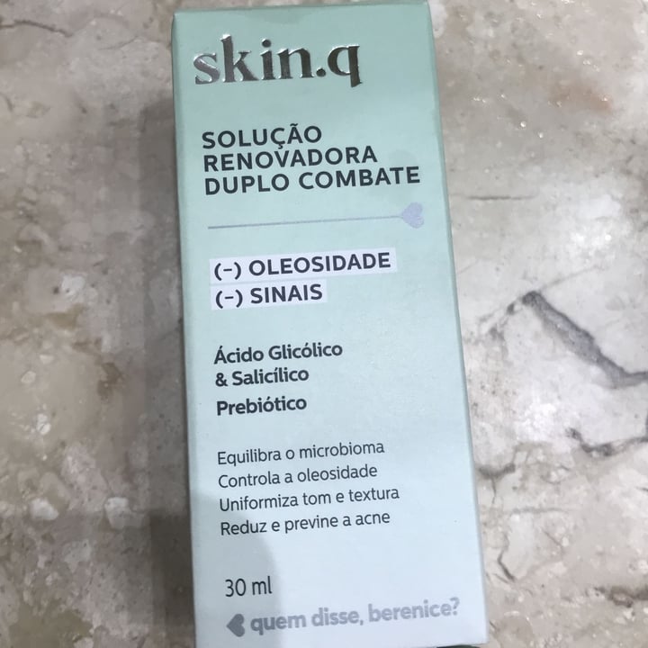 photo of Quem Disse Berenice  Solução renovadora duplo combate skin.q shared by @buenoduda on  14 May 2023 - review