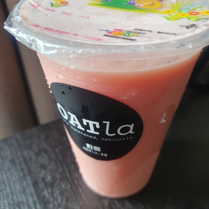 photo of OATla Watermelon Oatmilk shared by @mushroomtarian on  03 Jul 2023 - review