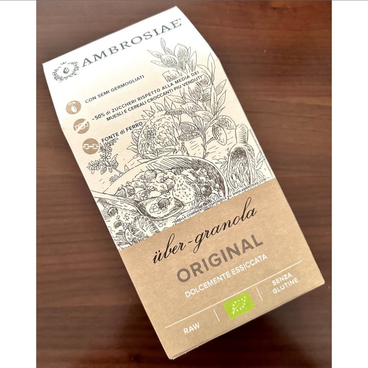 photo of Ambrosiae Über-granola original shared by @giuliafabrini on  23 Apr 2023 - review