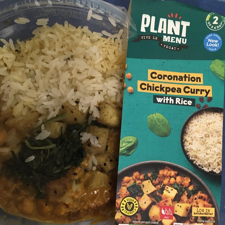 photo of Plant Menu Coronation chickpea curry shared by @missykab on  06 Mar 2023 - review