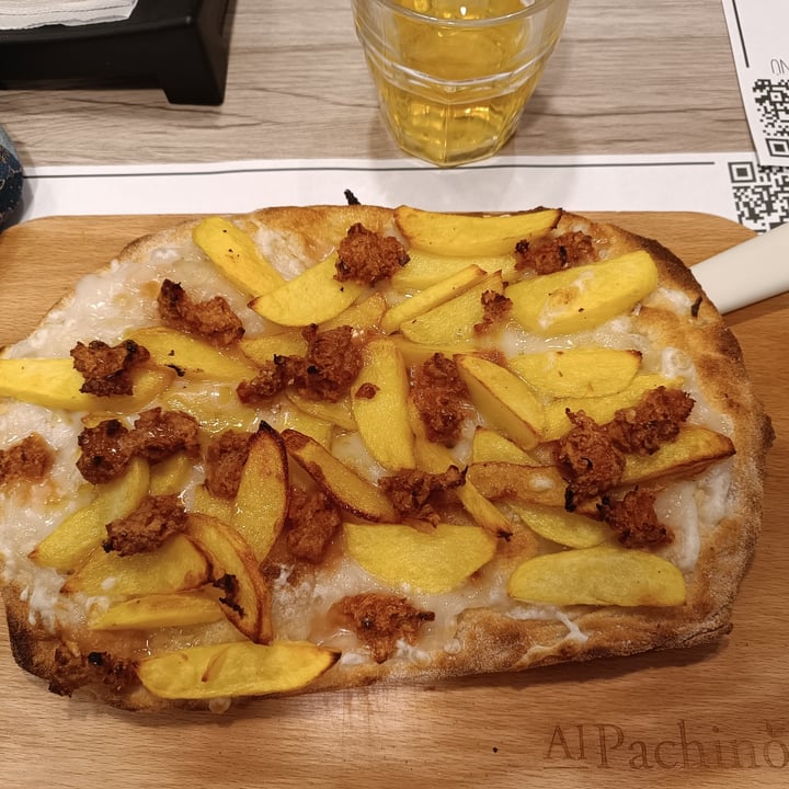 photo of Al Pachino pinsa patate e salsiccia veg shared by @roscia on  13 Jun 2023 - review