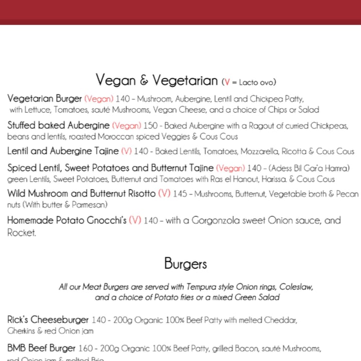 photo of Rick's Cafe Americain Vegetarian Burger (Vegan) shared by @zsuz on  03 Jun 2023 - review