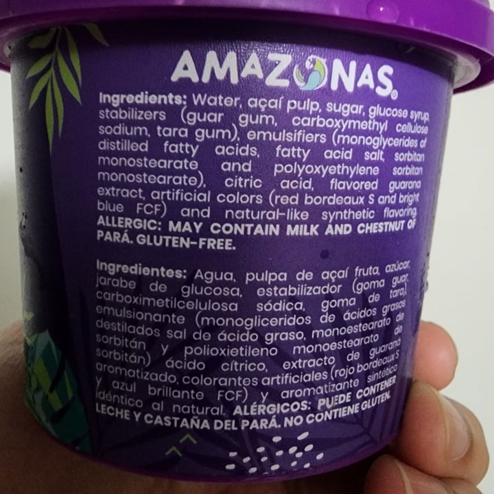 photo of Amazonas Açaí Natural con Guaraná shared by @veegan on  20 Dec 2022 - review