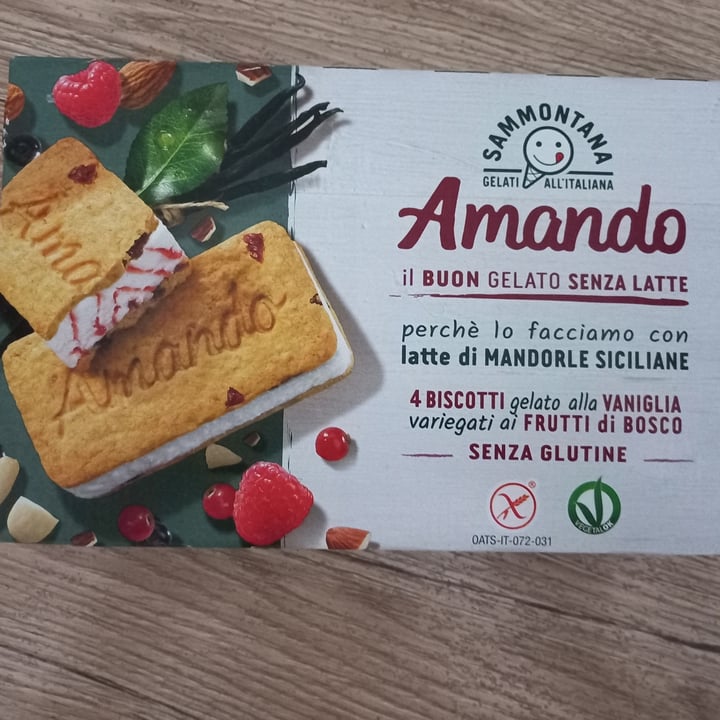 photo of Sammontana 4 biscotti gelato alla vaniglia variegati ai frutti di bosco shared by @drone53 on  05 Aug 2023 - review