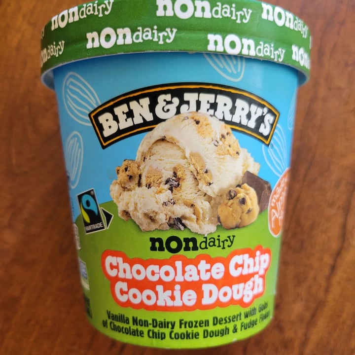 photo of Ben & Jerry's chocolate chip cookie dough non dairy shared by @bethanykenyon on  23 Apr 2023 - review