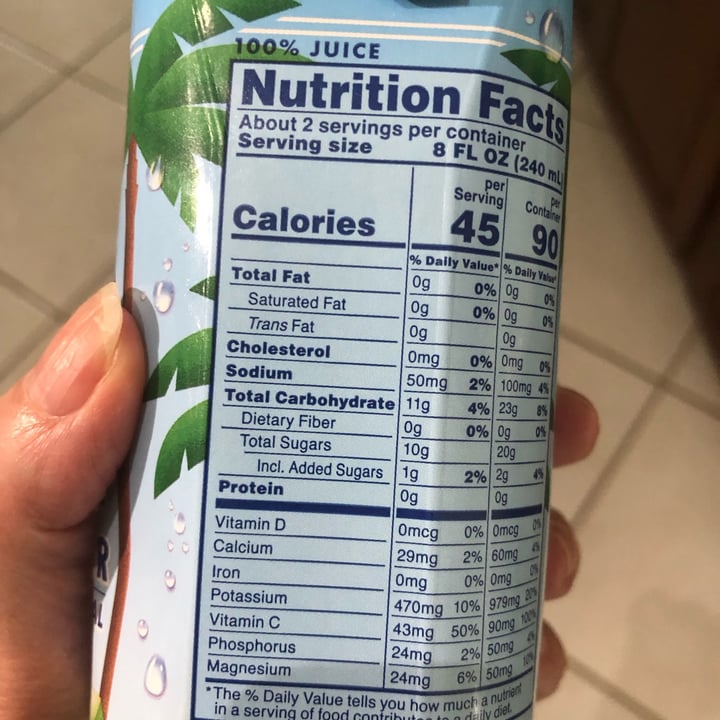 photo of Vita Coco Coconut Water shared by @malulemos on  21 Dec 2022 - review