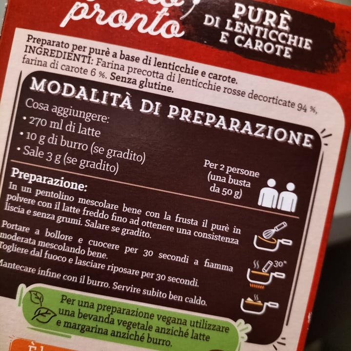 photo of Gusto pronto Purè lenticchie e carote shared by @raffa70s70 on  05 Mar 2023 - review