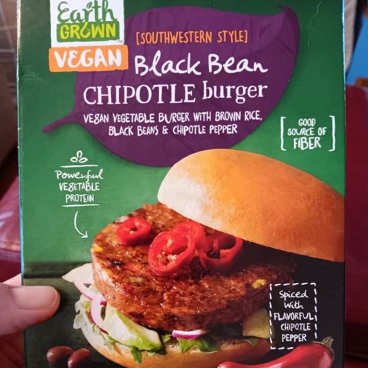 photo of Earth Grown Black Bean Chipotle Burger shared by @ninetypercent on  27 May 2023 - review