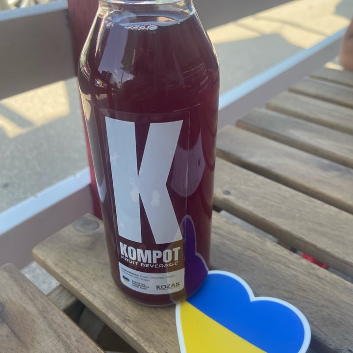 photo of Kozak Ukraїnian Eatery Kompot Fruit Beverage shared by @veggie-meg on  08 Jul 2023 - review