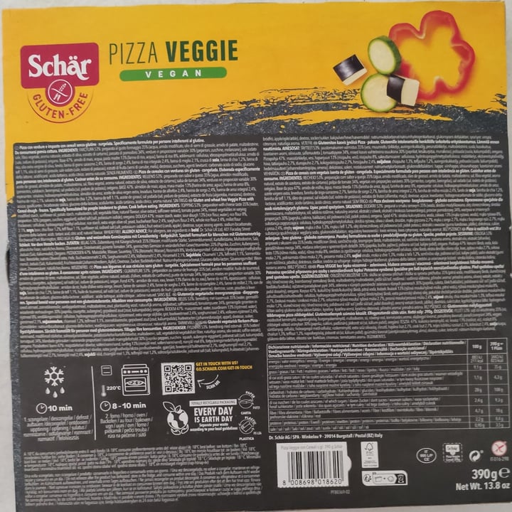 photo of Schär Pizza Veggie shared by @ziafe on  28 May 2023 - review