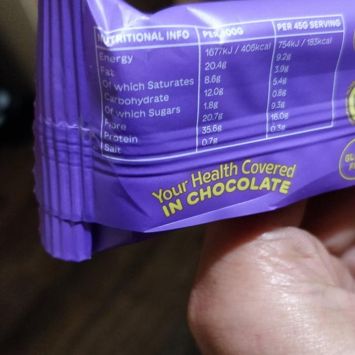 photo of Misfits Plant Powered Chocolate Caramel Protein Bar shared by @compassionate on  03 Feb 2023 - review