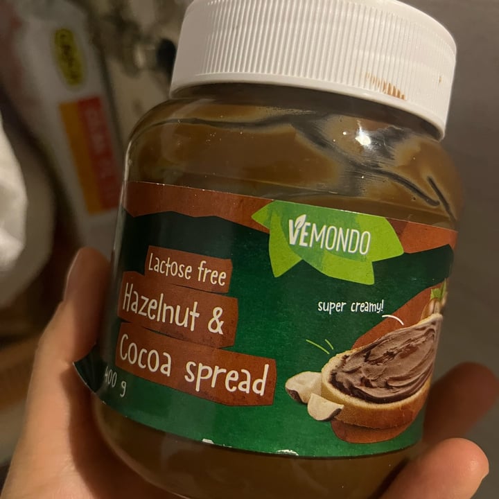 photo of Vemondo hazelnut and cocoa spread shared by @manuelape on  30 Jan 2023 - review