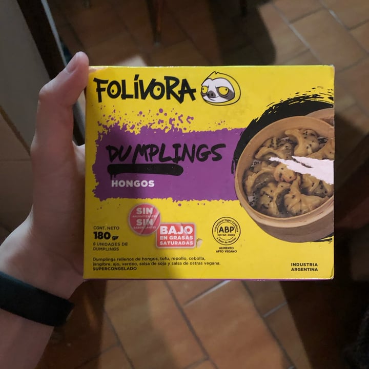 photo of folivoravegan Dumplings De Hongos shared by @ailincufre on  13 May 2023 - review