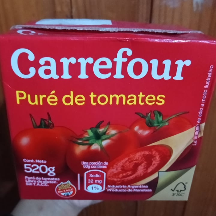 photo of Carrefour Puré de Tomates shared by @melipetrucelli on  18 Jun 2023 - review